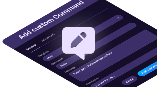 Enable Custom Commands with your own Message Content