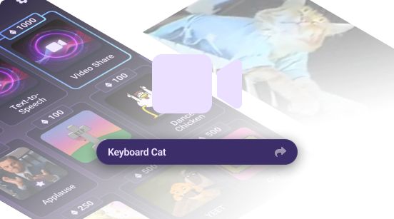 With Video Share, your Viewers can activate Twitch & YouTube Clips