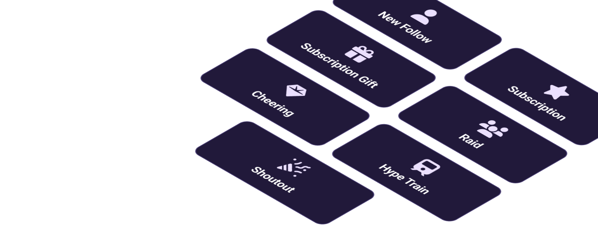 Alerts for all Twitch Events